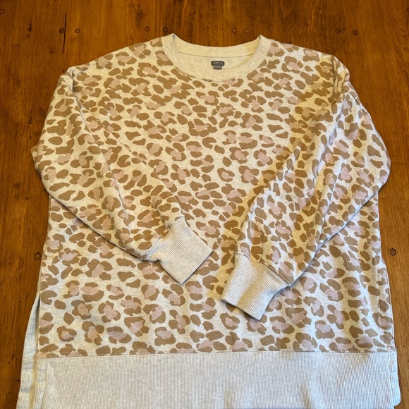 Aerie Oversized Animal Print Sweatshirt - Picture 4 of 10